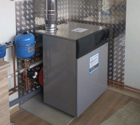 Установка напольного электрического котла